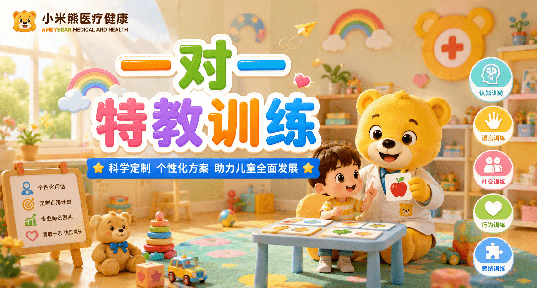 一对一特教训练,儿童特教,语言训练,感统训练,自闭症干预,发育迟缓康复